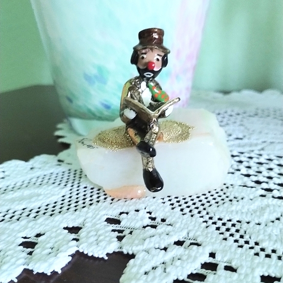 Vintage, Signed Ron Lee Clown Figurine Emmitt Kelly 🤡 - Picture 4 of 10